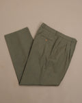 Olive Green Wool Blend Suit