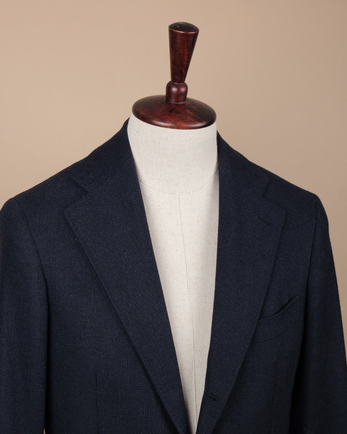 Navy VBC Flannel Mini Check Sports Jacket