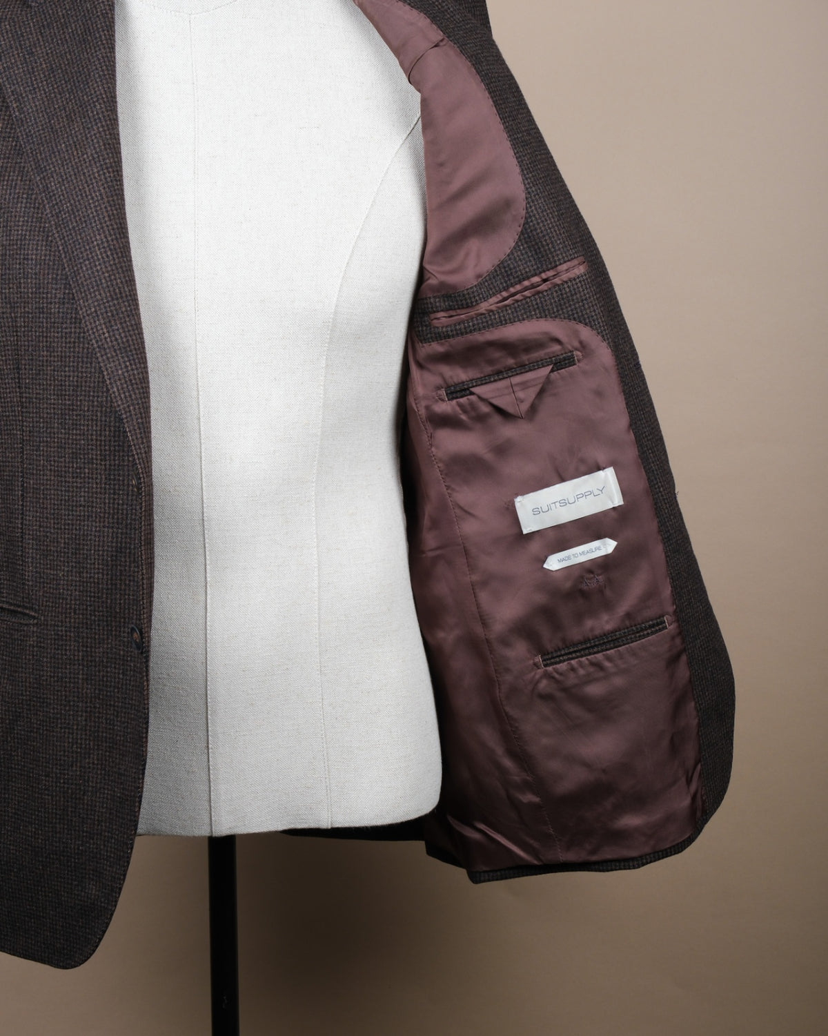 Brown/Black Holland & Sherry Puppytooth Sports Jacket