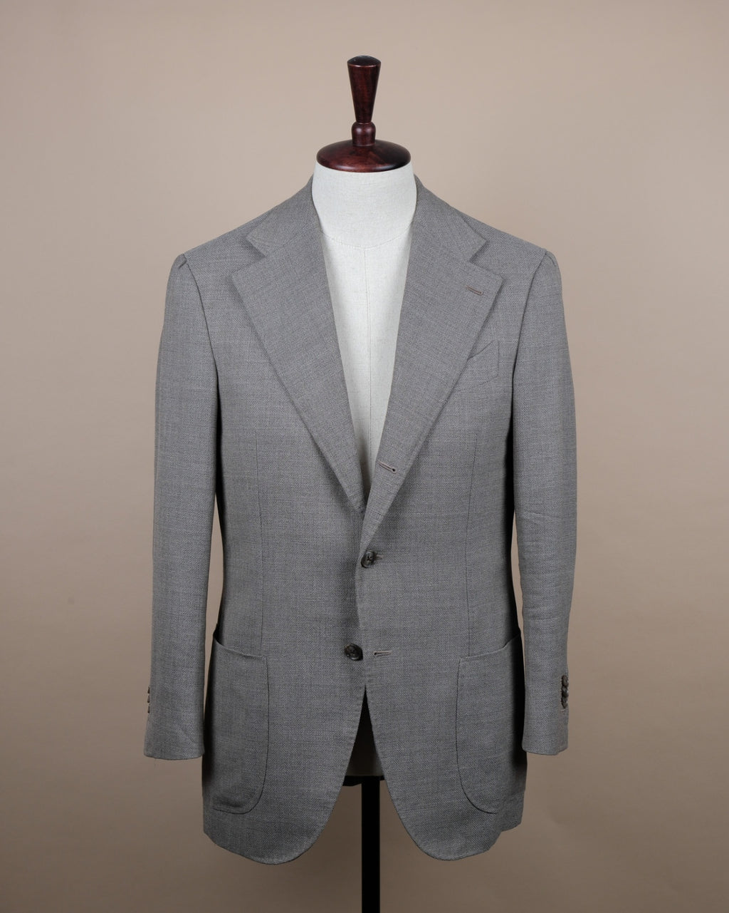 Greige Drapers High Twist Sports Jacket