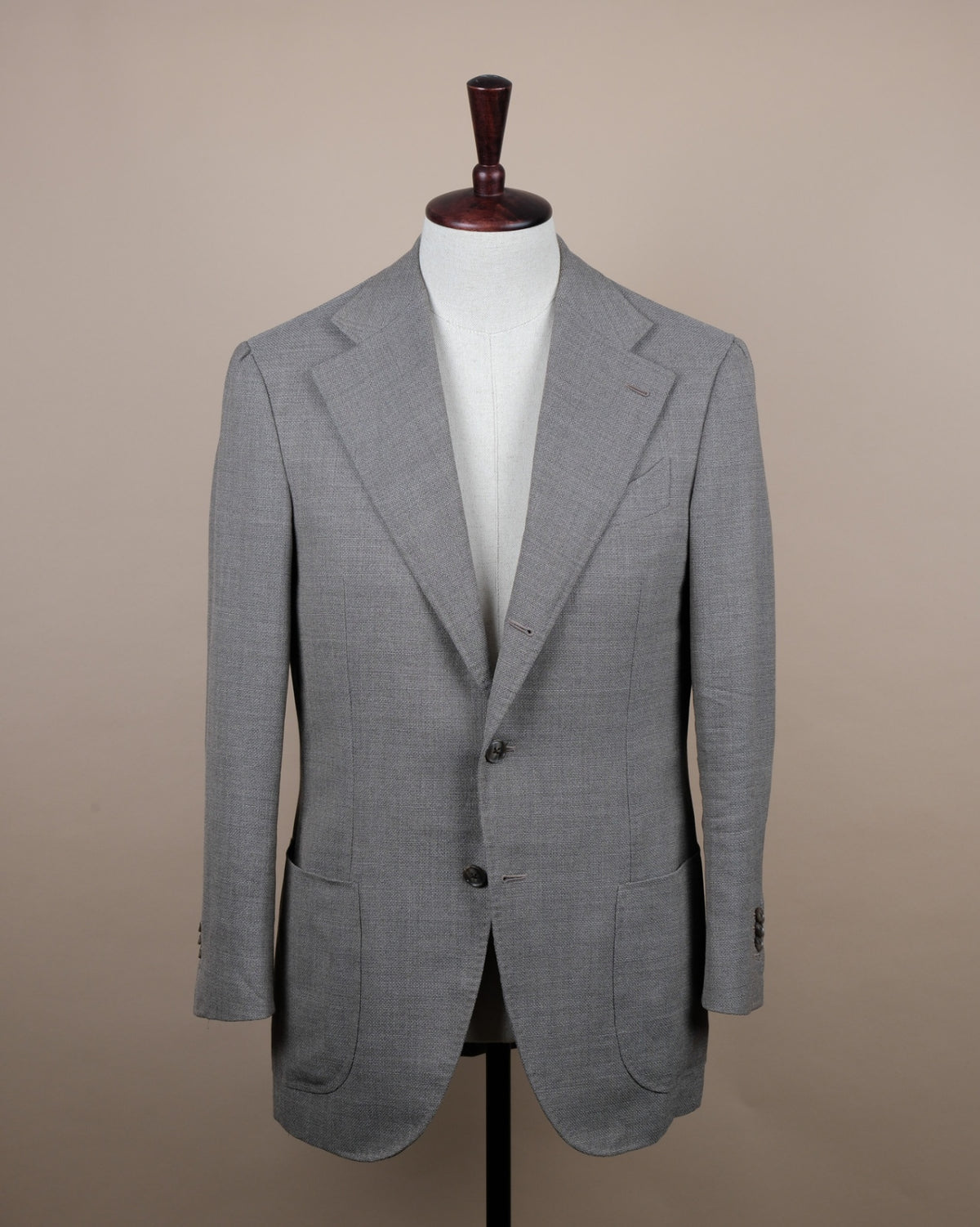 Greige Drapers High Twist Sports Jacket