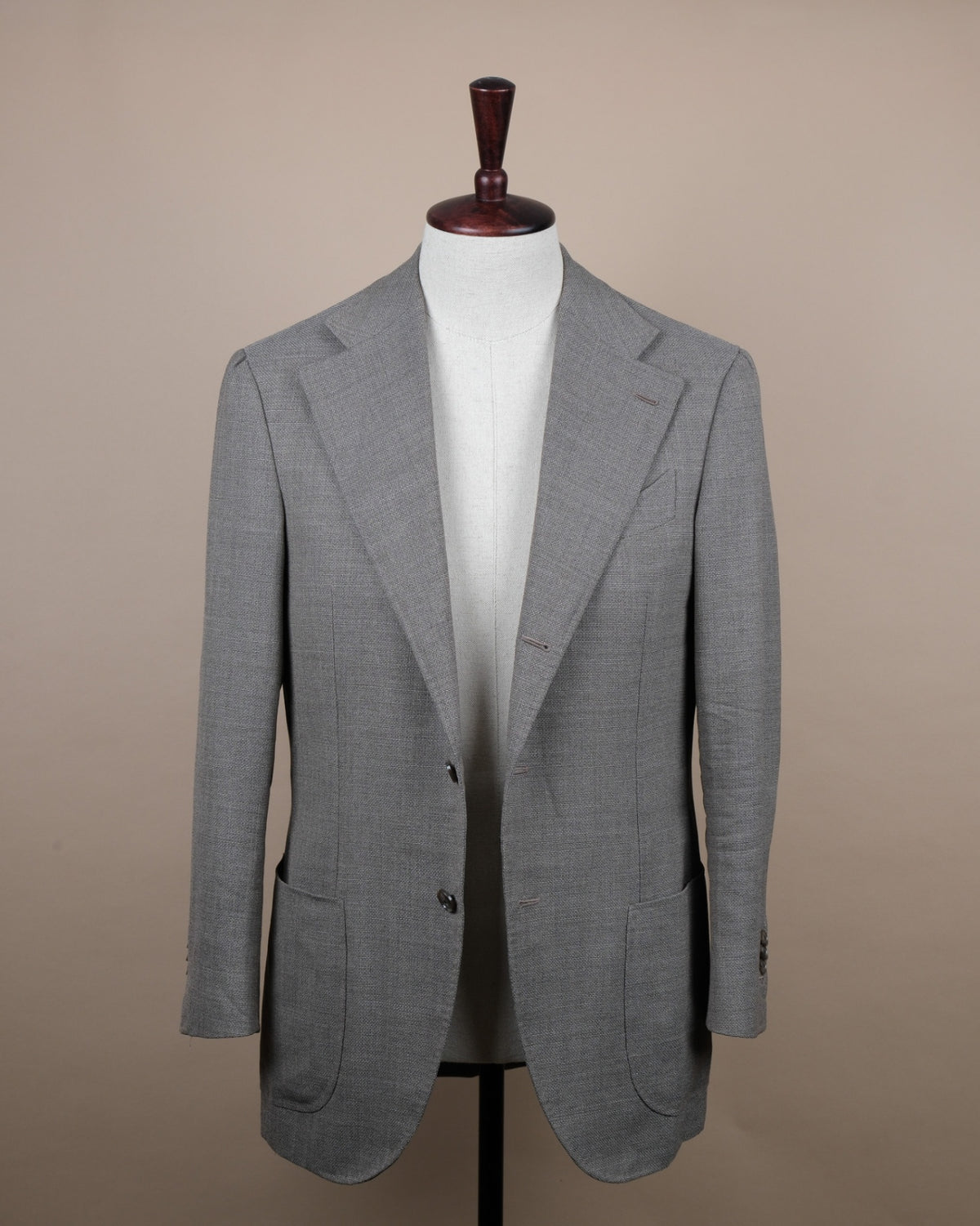 Greige Drapers High Twist Sports Jacket