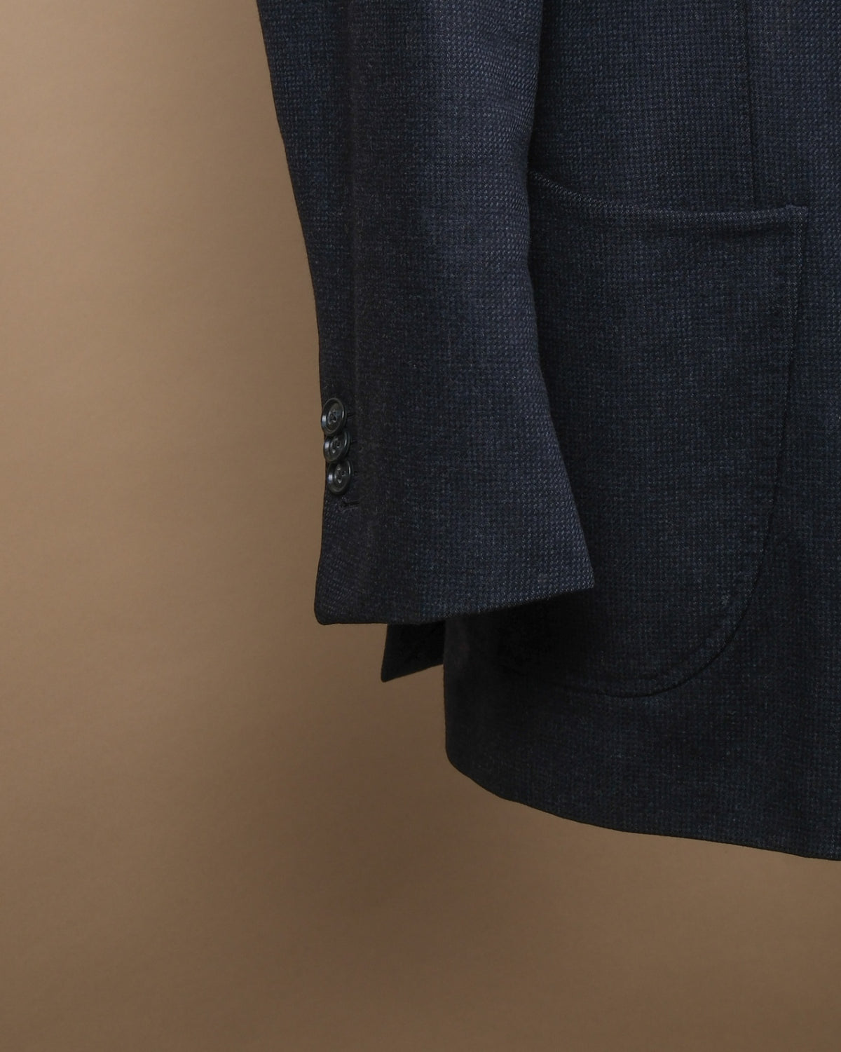 Navy VBC Flannel Mini Check Sports Jacket