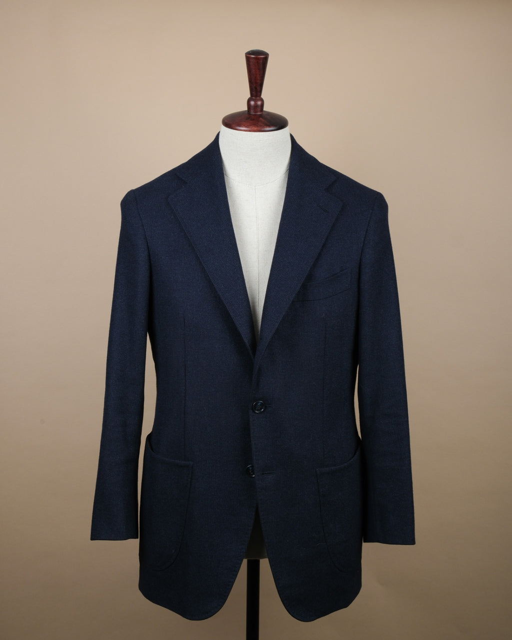 Navy VBC Flannel Mini Check Sports Jacket
