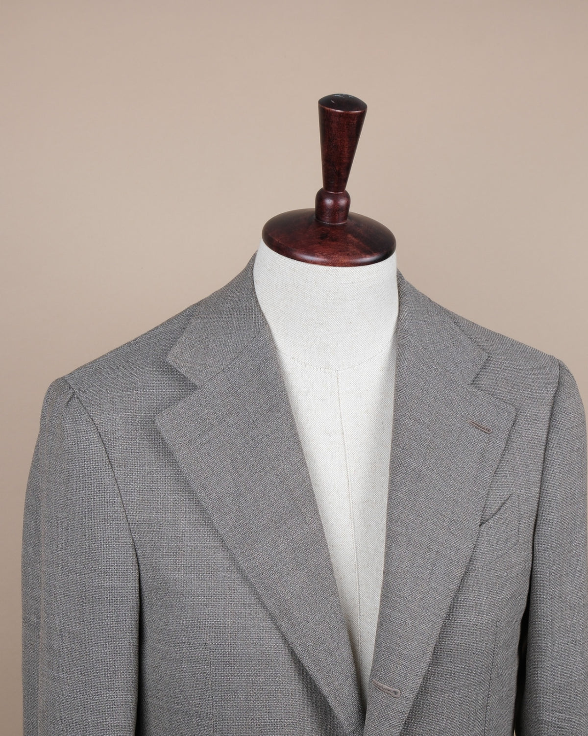 Greige Drapers High Twist Sports Jacket