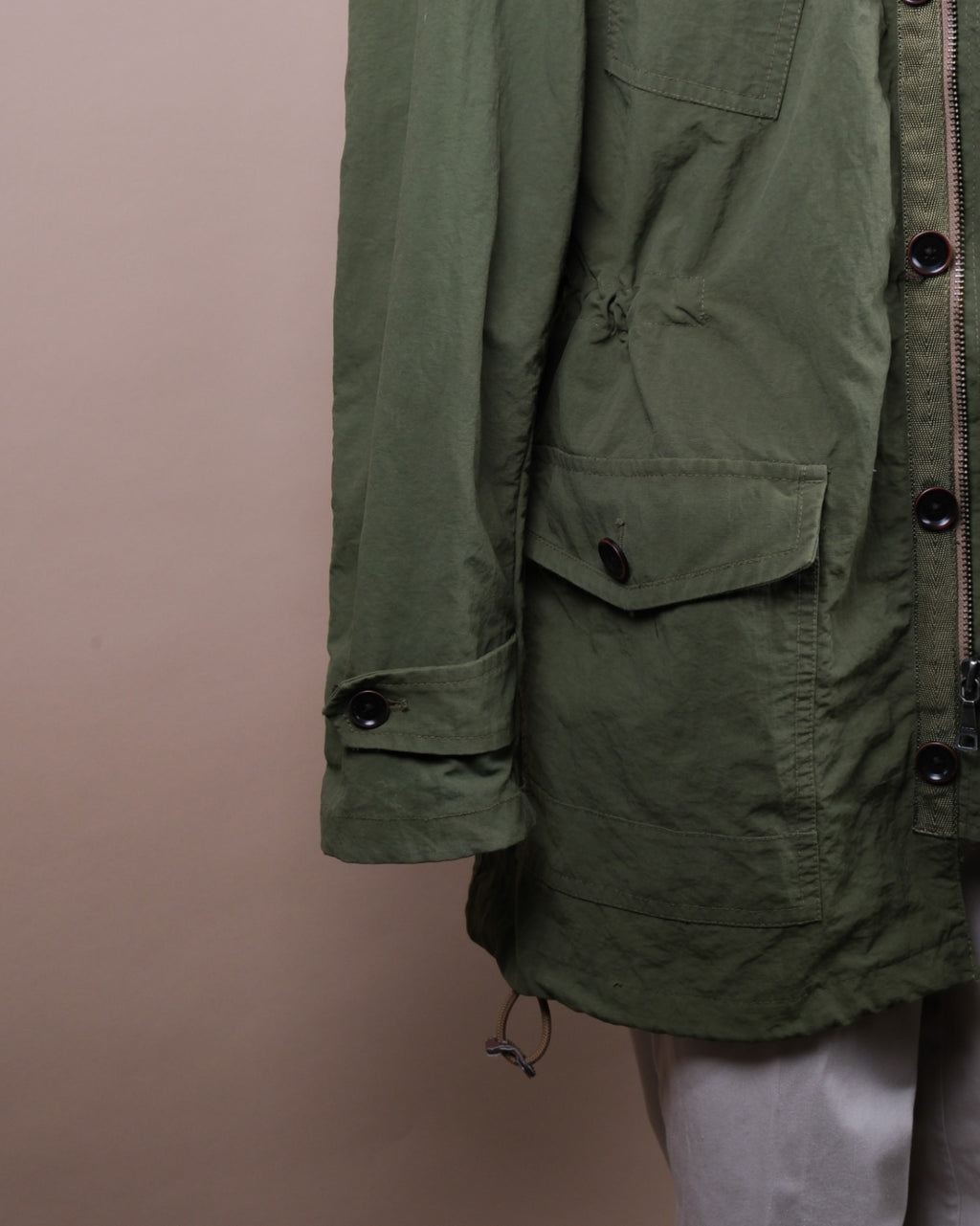 Army Green Nylon Field Parka