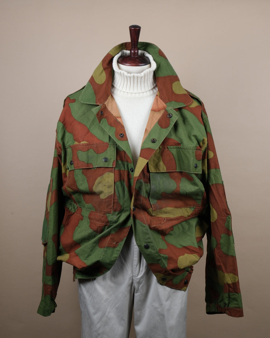 Italian Woodland Camo Heavy-Duty Jacket