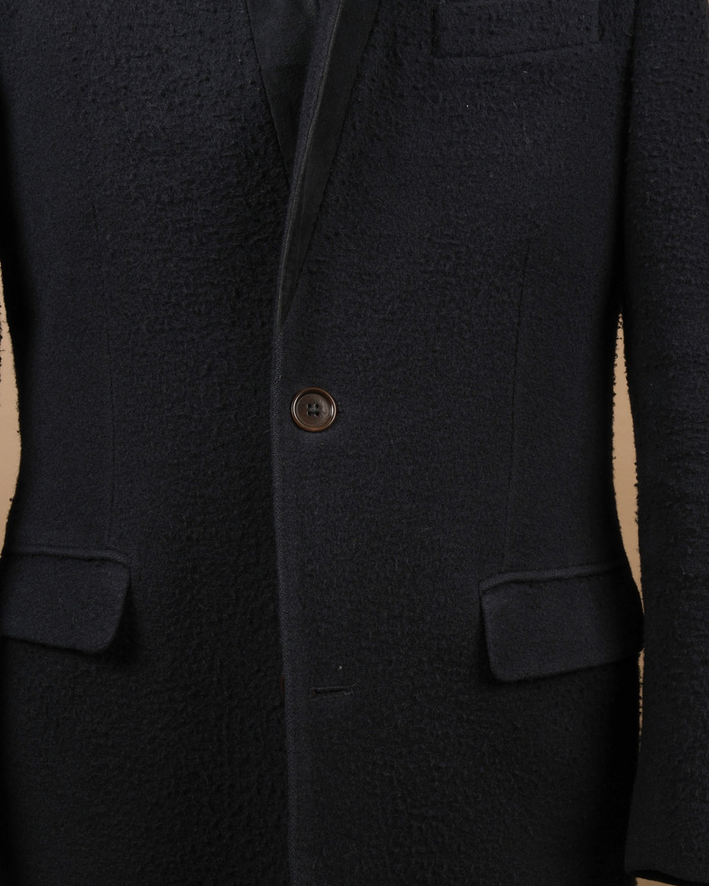 Dark Navy Casentino Overcoat