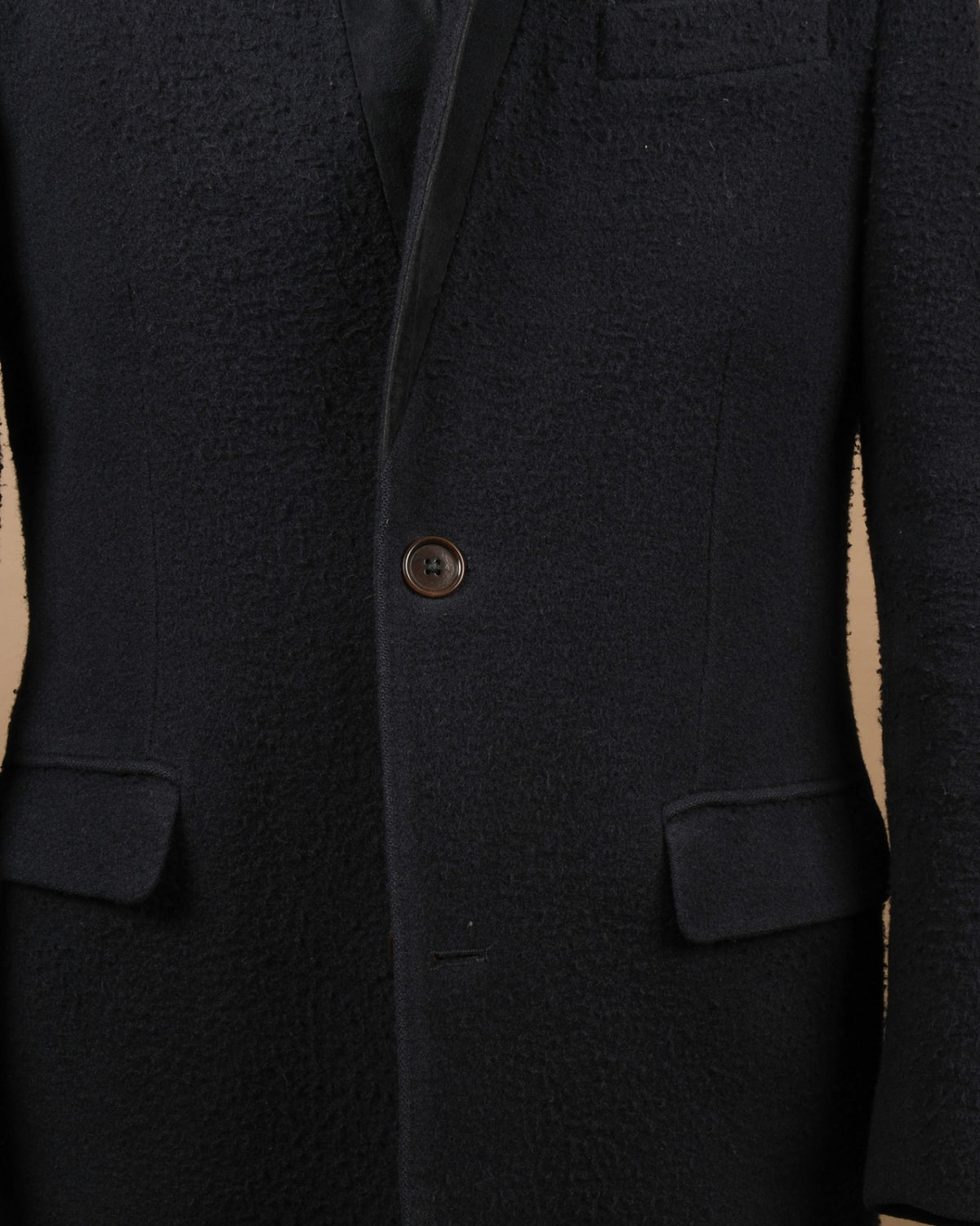 Dark Navy Casentino Overcoat