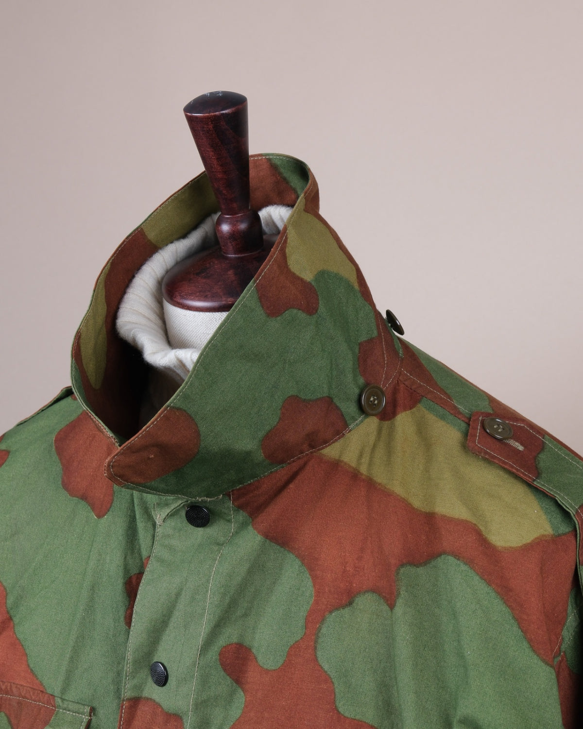 Italian Woodland Camo Heavy-Duty Jacket