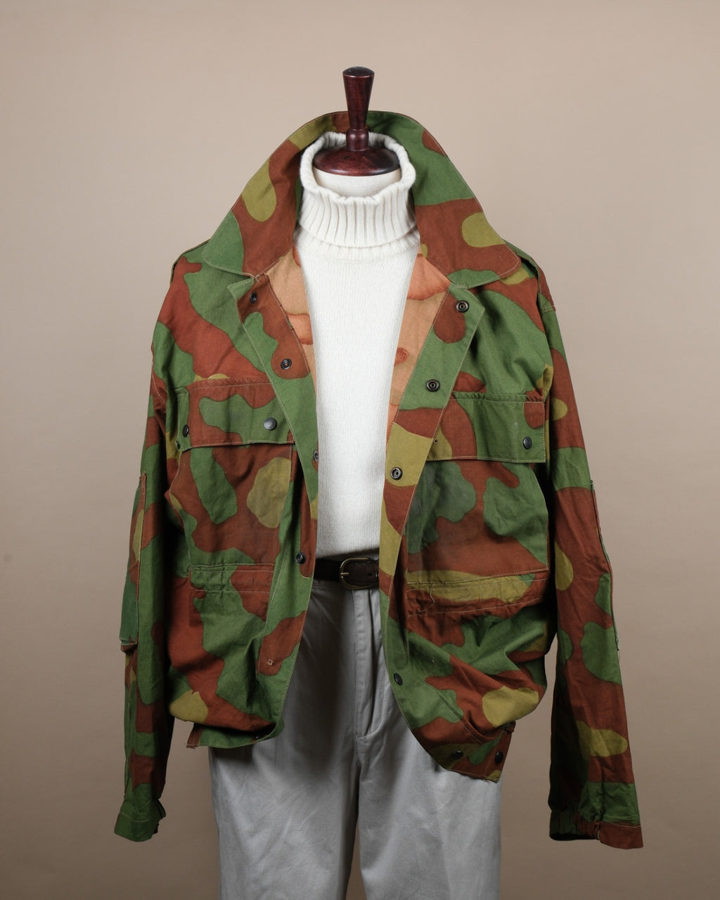 Italian Woodland Camo Heavy-Duty Jacket