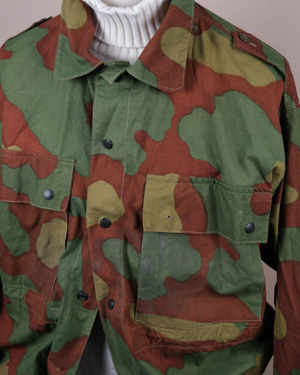 Italian Woodland Camo Heavy-Duty Jacket
