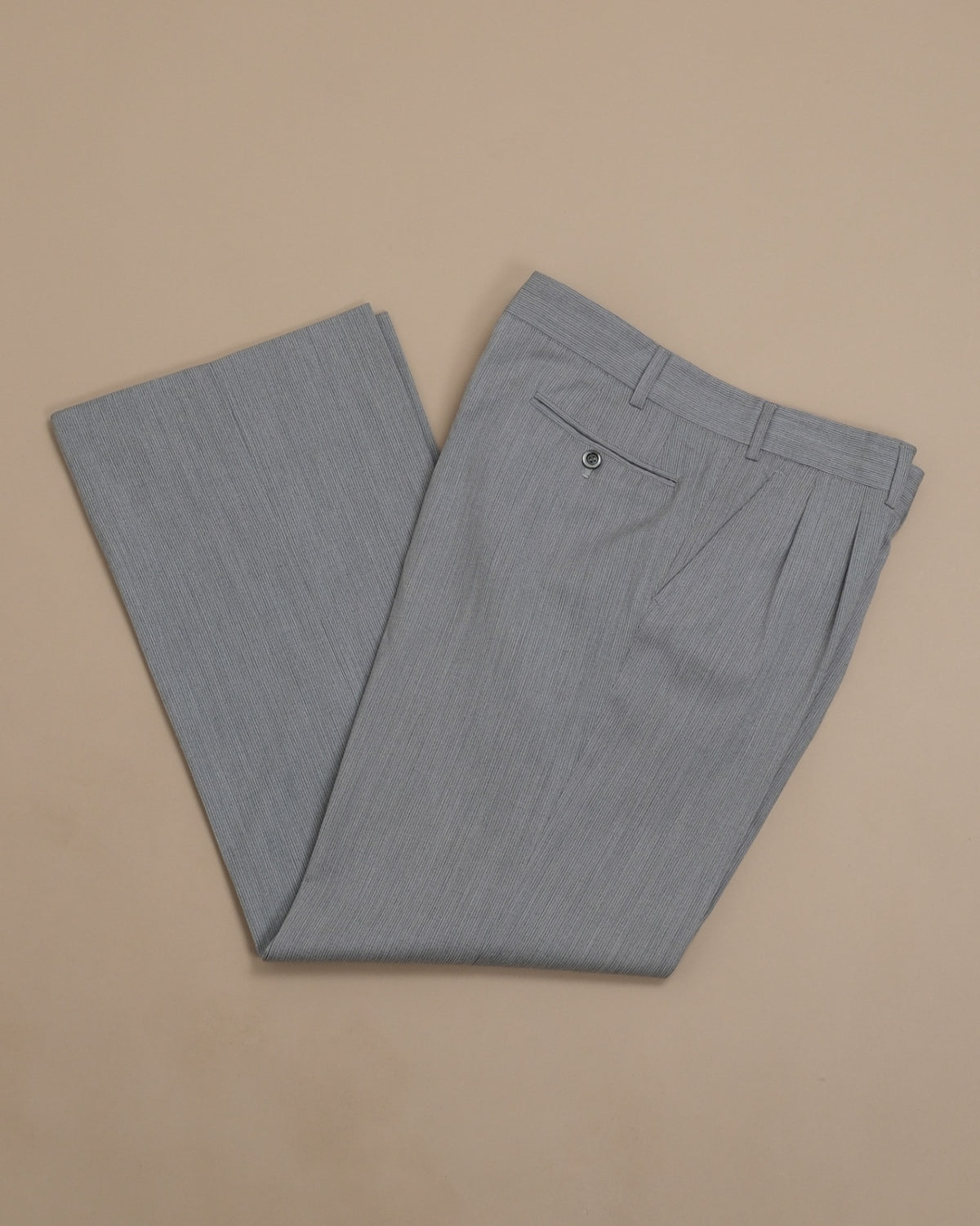 Light Gray Wool Blend Suit