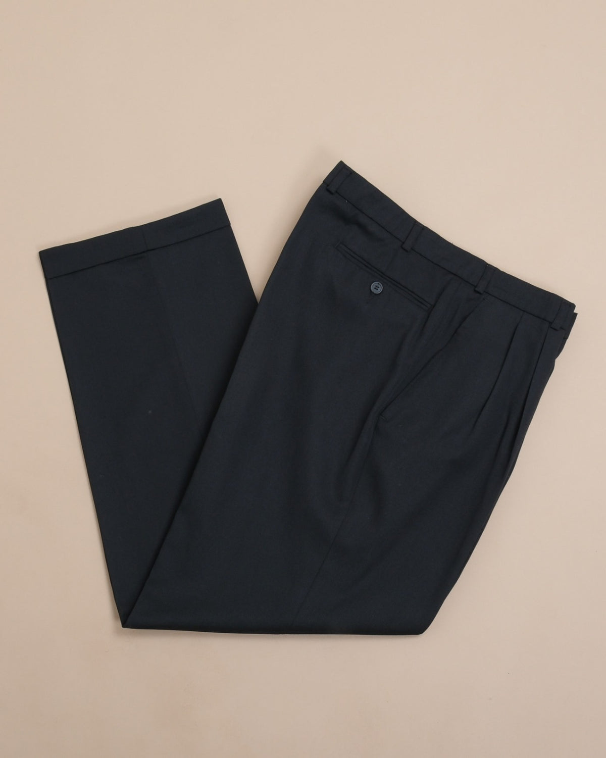 Black Wool Blend Suit
