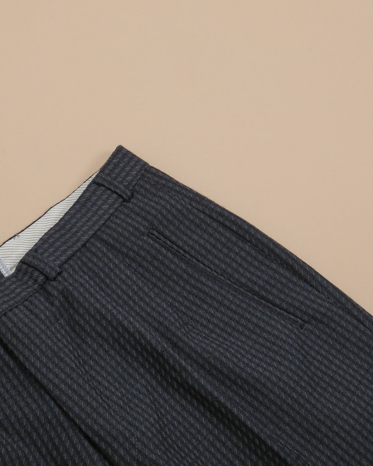 Navy Blue Wool Blend Suit