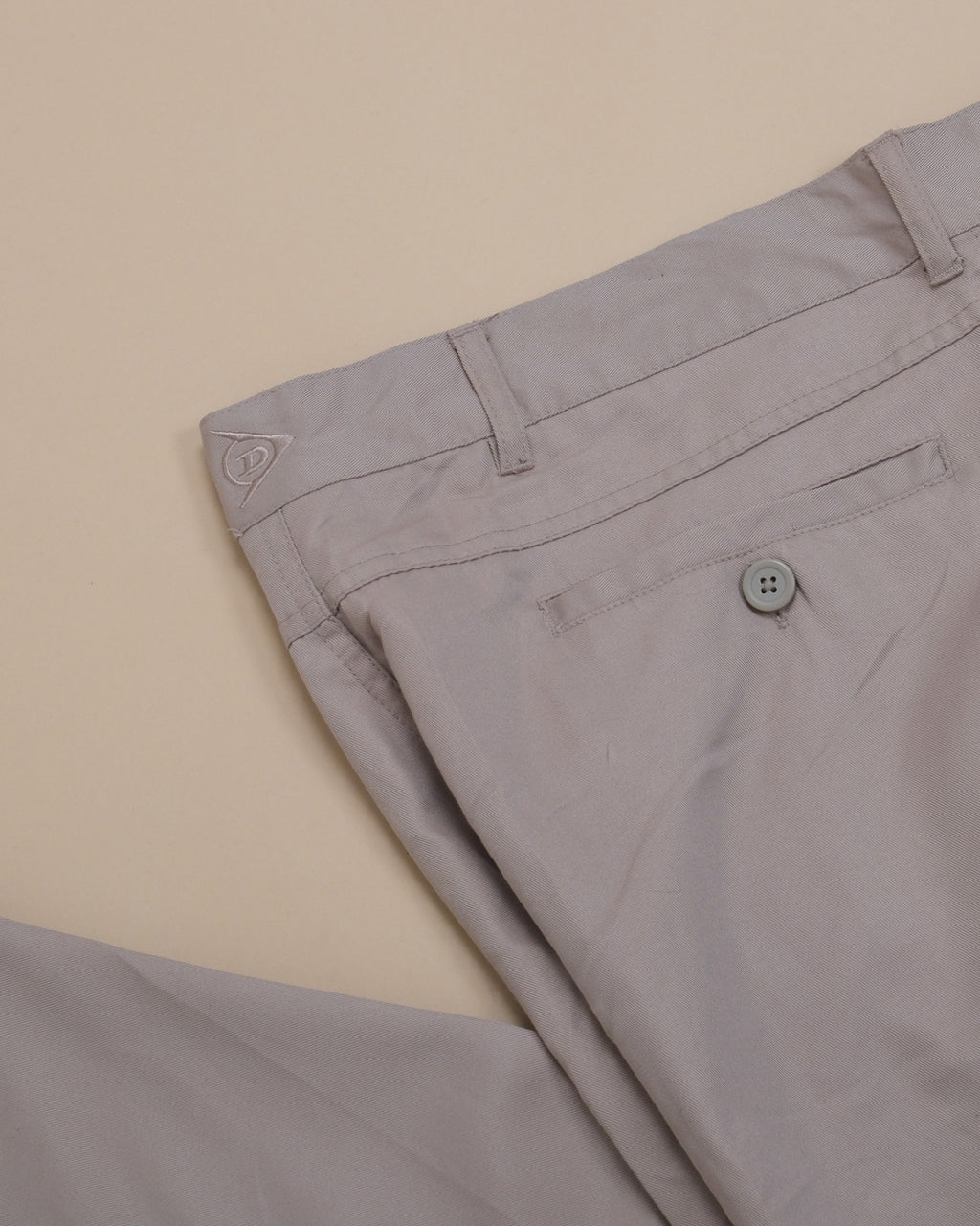 Light Gray Cotton Twill Pants