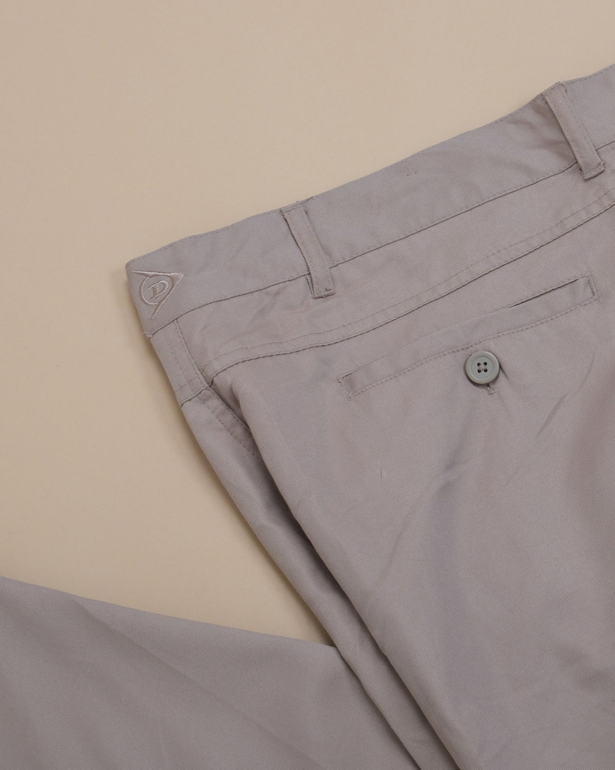 Light Gray Cotton Twill Pants