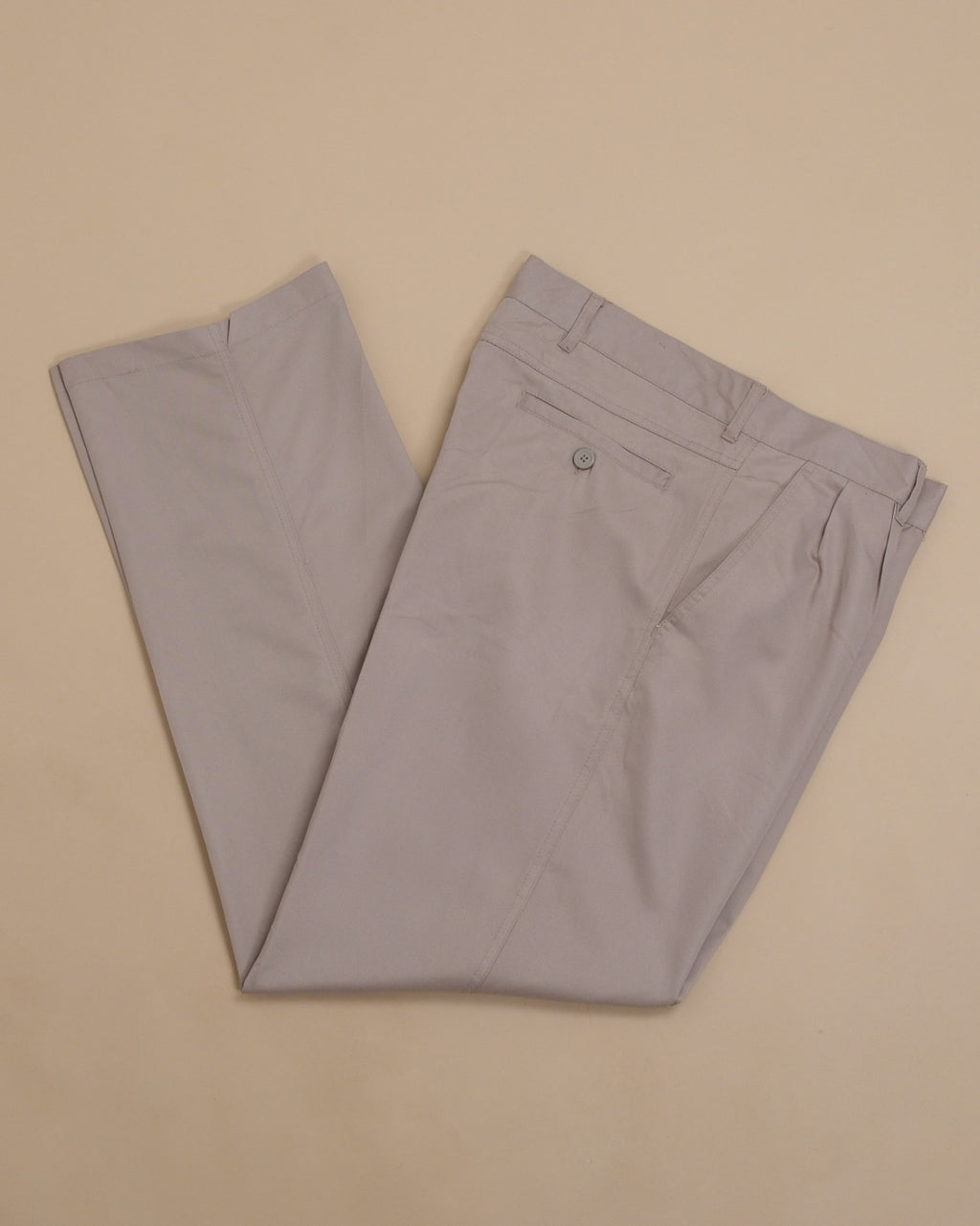 Light Gray Cotton Twill Pants