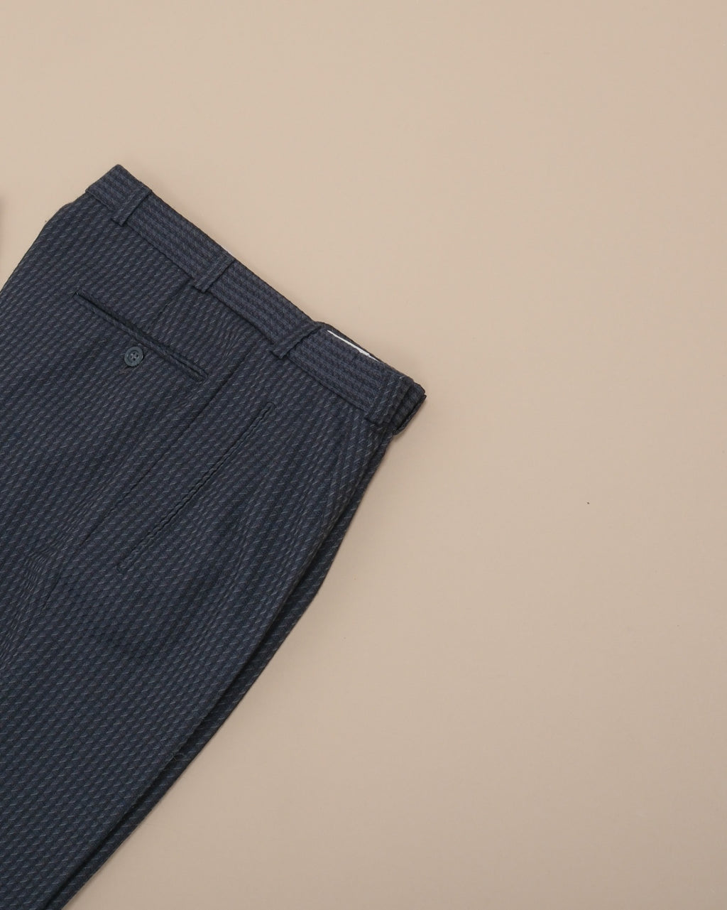 Navy Blue Wool Blend Suit
