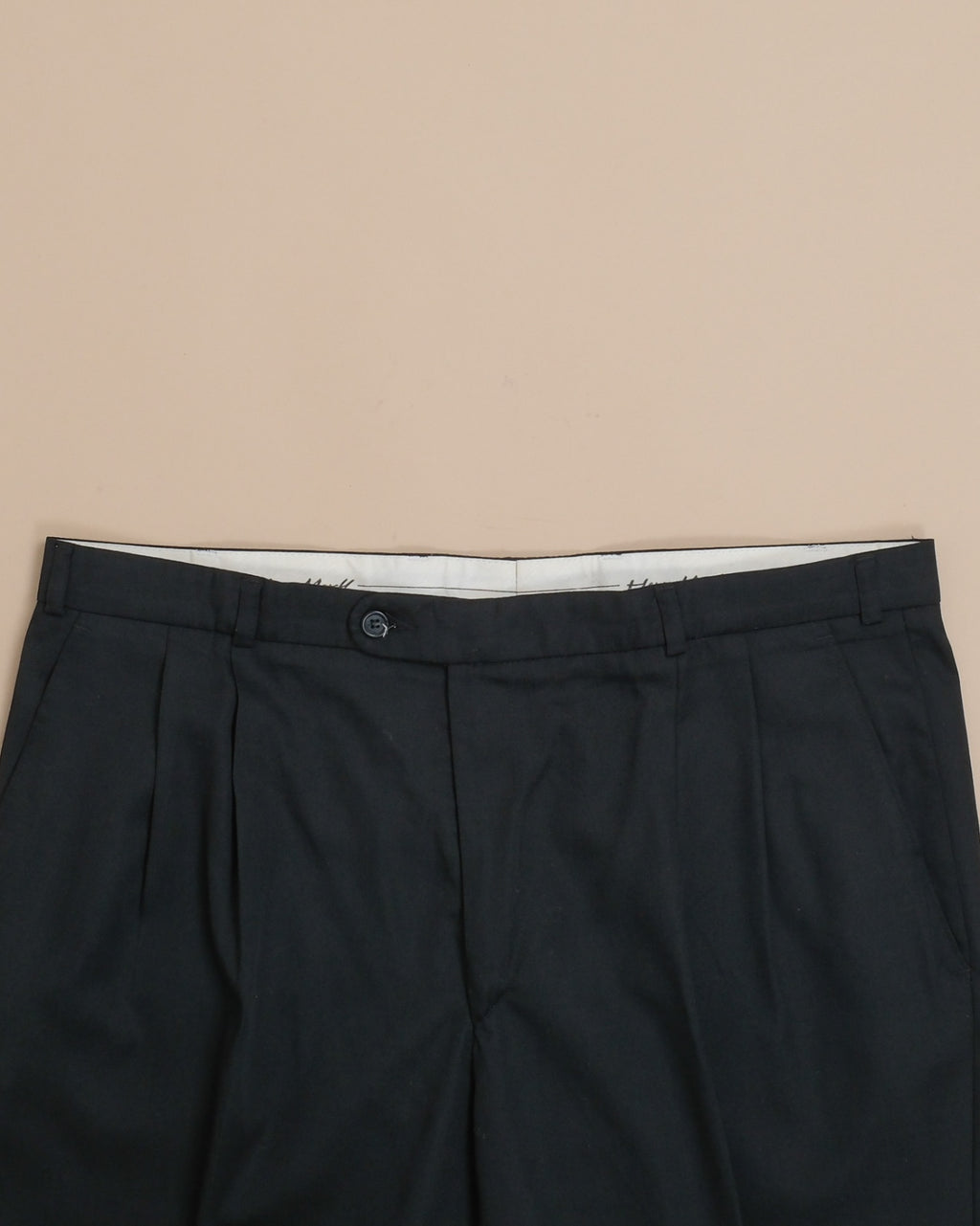 Black Wool Blend Suit