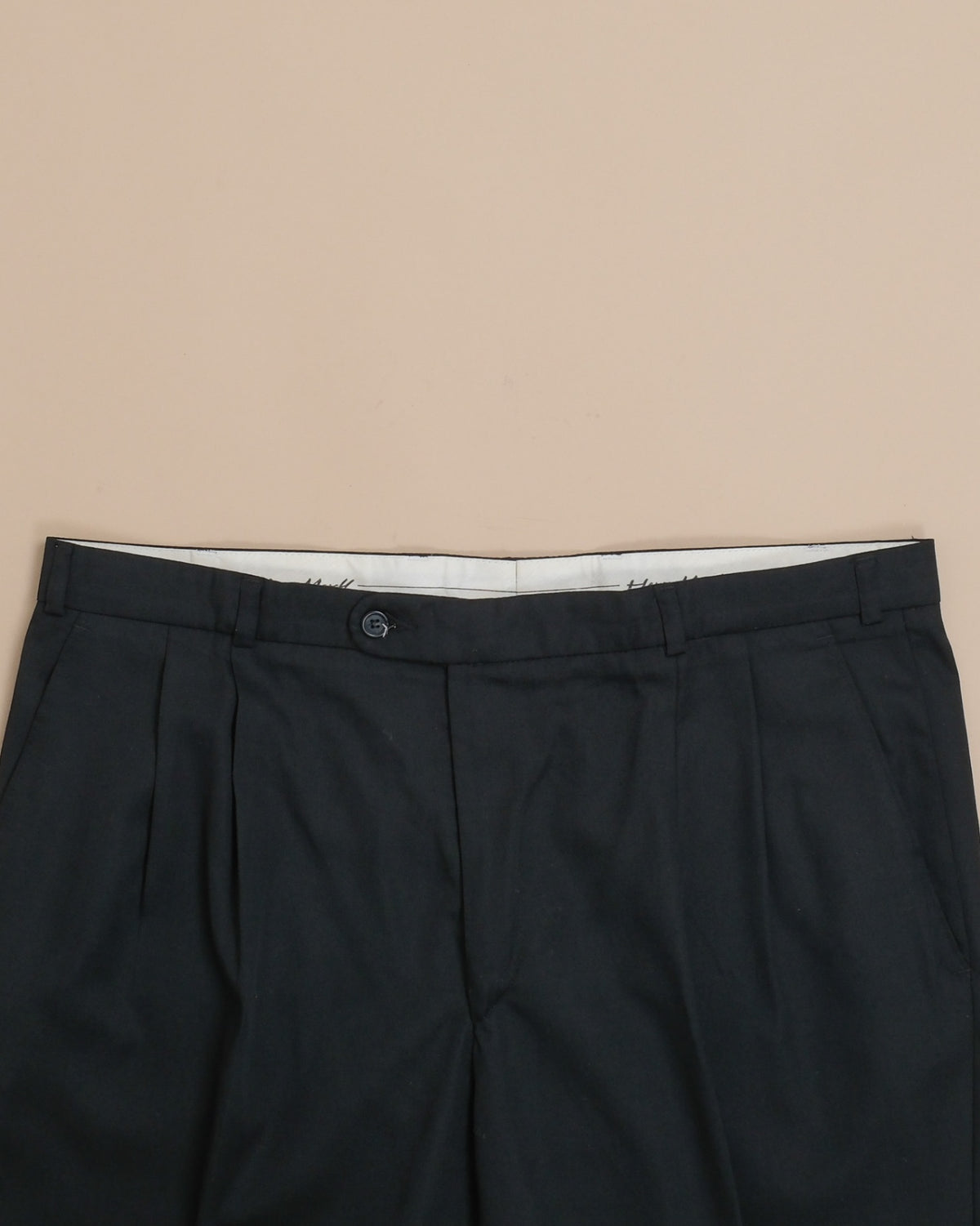 Black Wool Blend Suit
