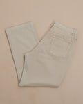 Beige Cotton Jeans