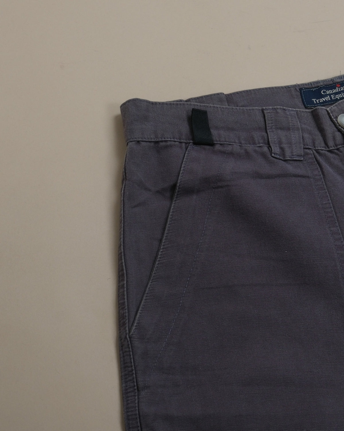 Dark Gray Cotton Twill Jeans