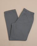 Gray Cotton Twill Pants