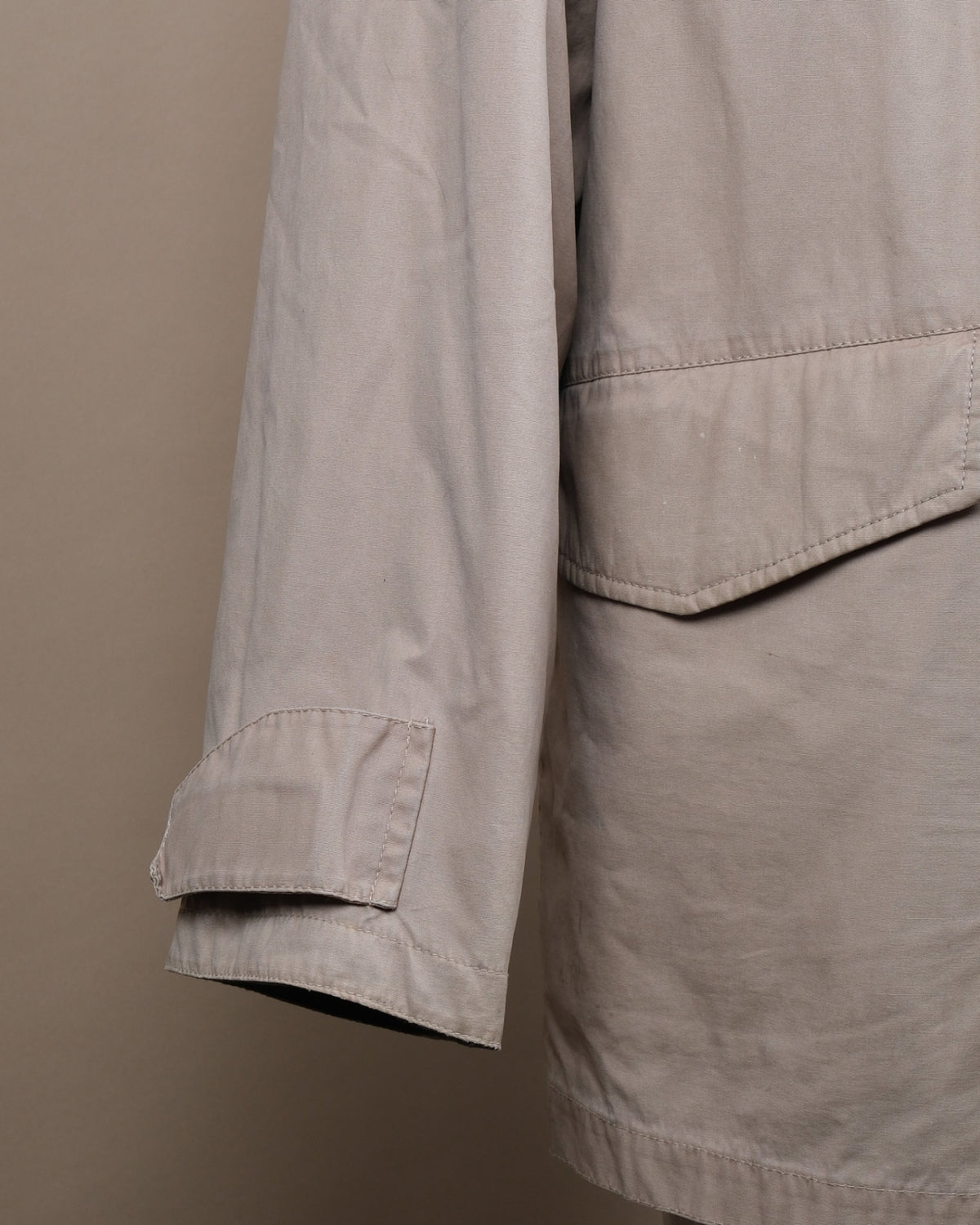 Beige Cotton Coat