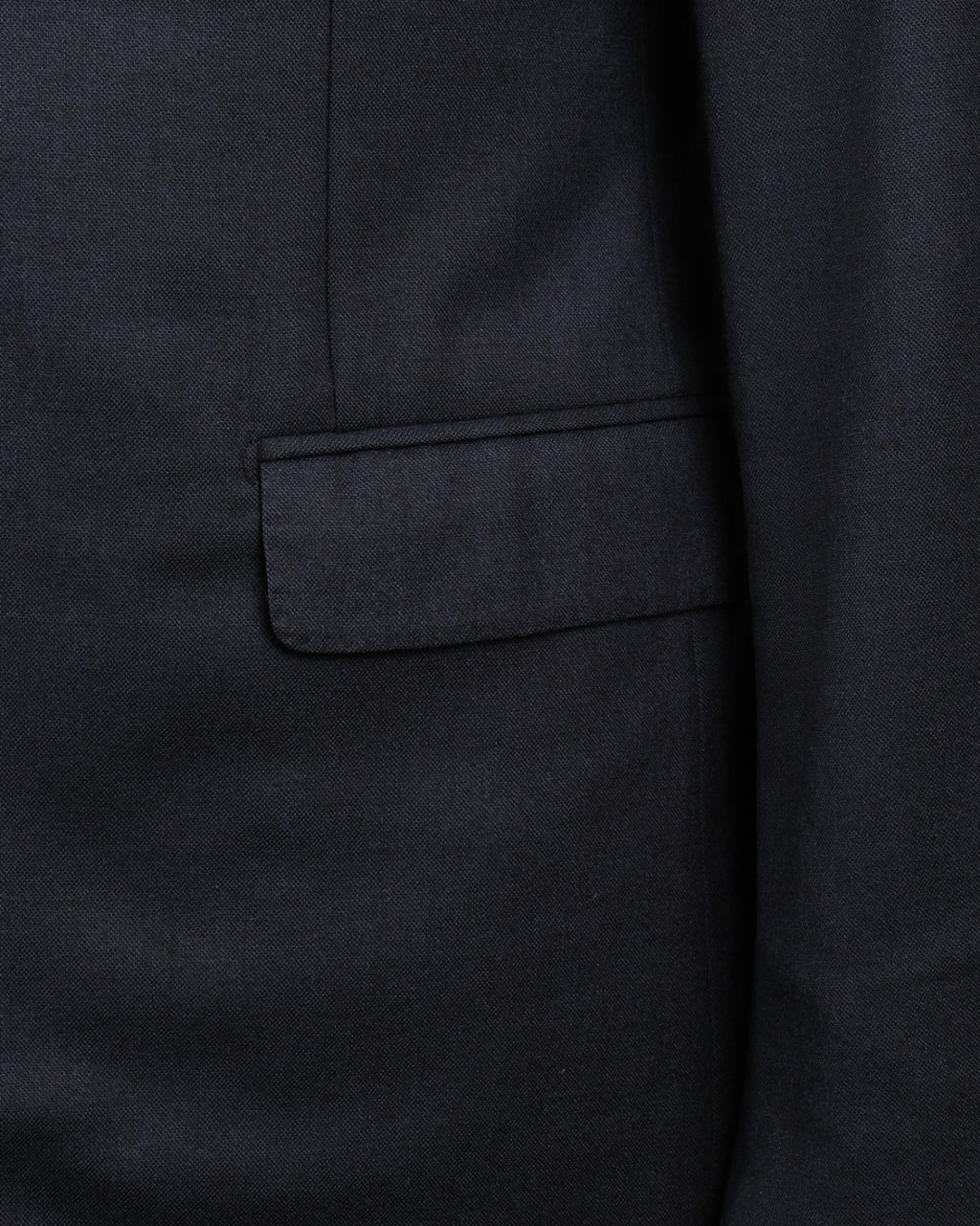 Navy Fine Worsted Wool Sports Jacket