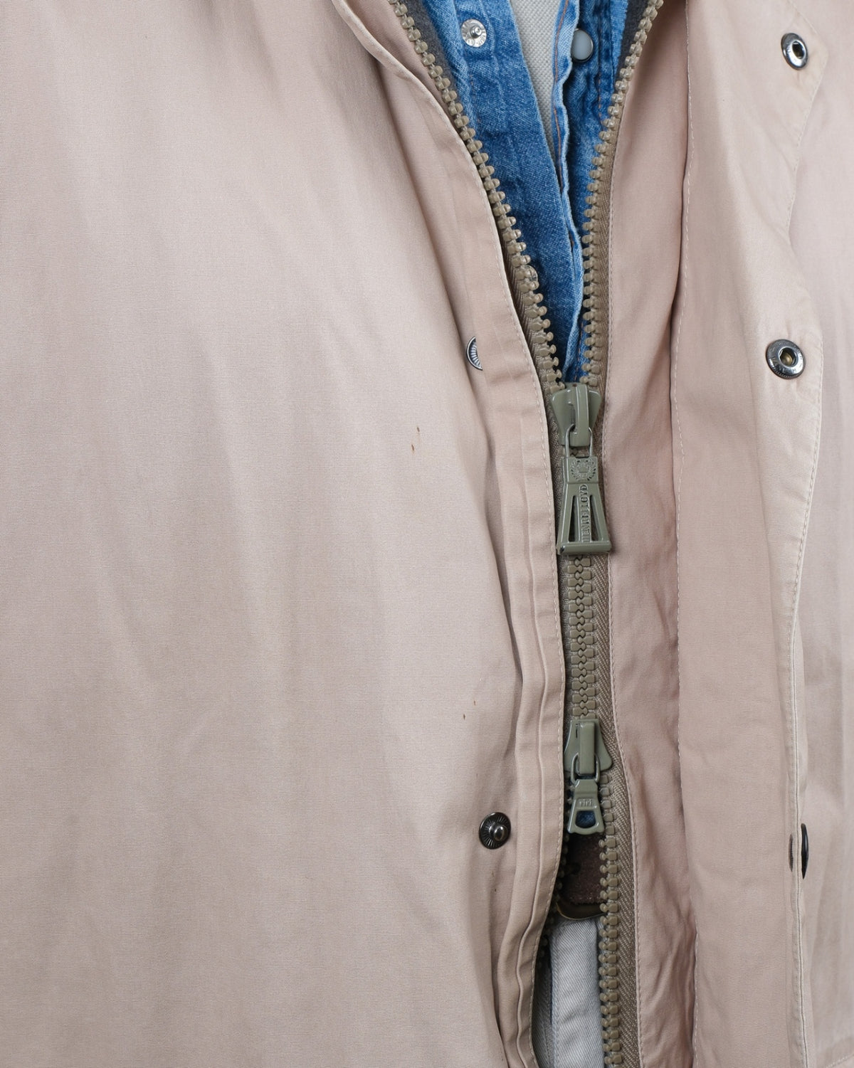 Beige Cotton Coat