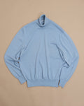 Sky Blue Virgin Wool Rollneck