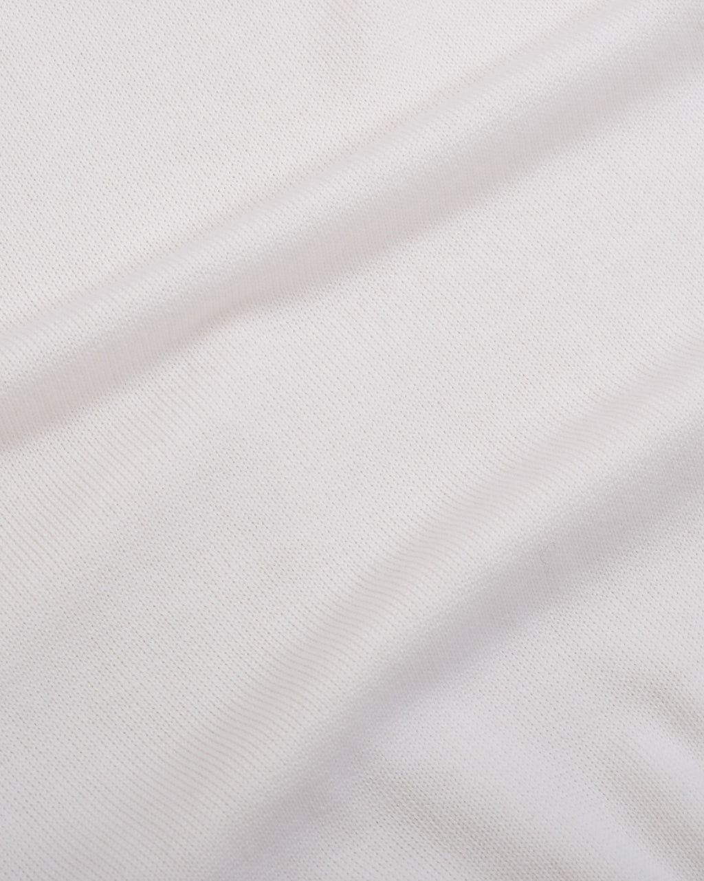 Off-White Virgin Wool Raglan Sweater