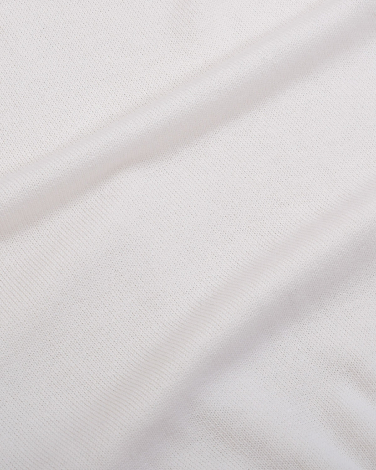 Off-White Virgin Wool Raglan Sweater