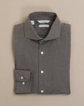 Olive Cotton Flanel Shirt