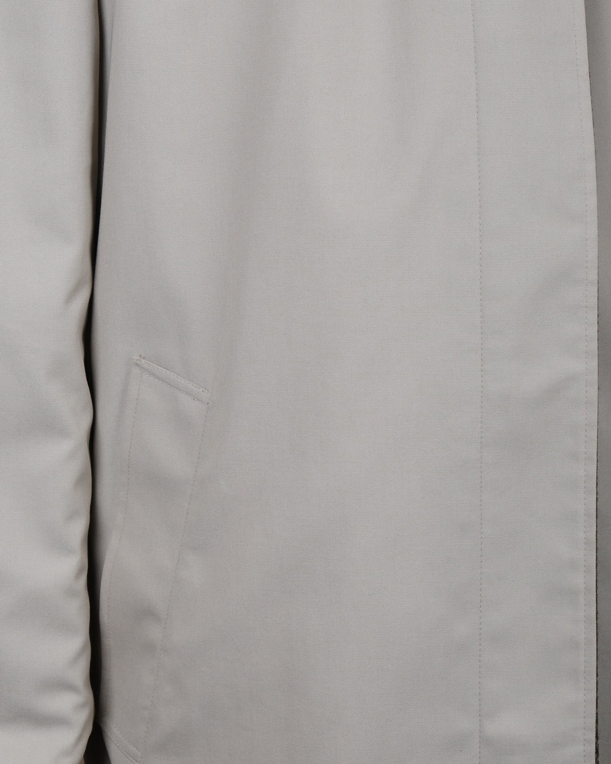 Beige/Brown Wool Overcoat