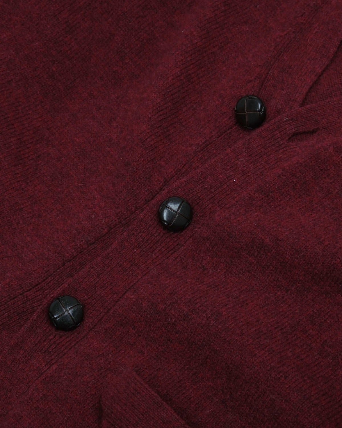 Burgundy Lambswool Cardigan