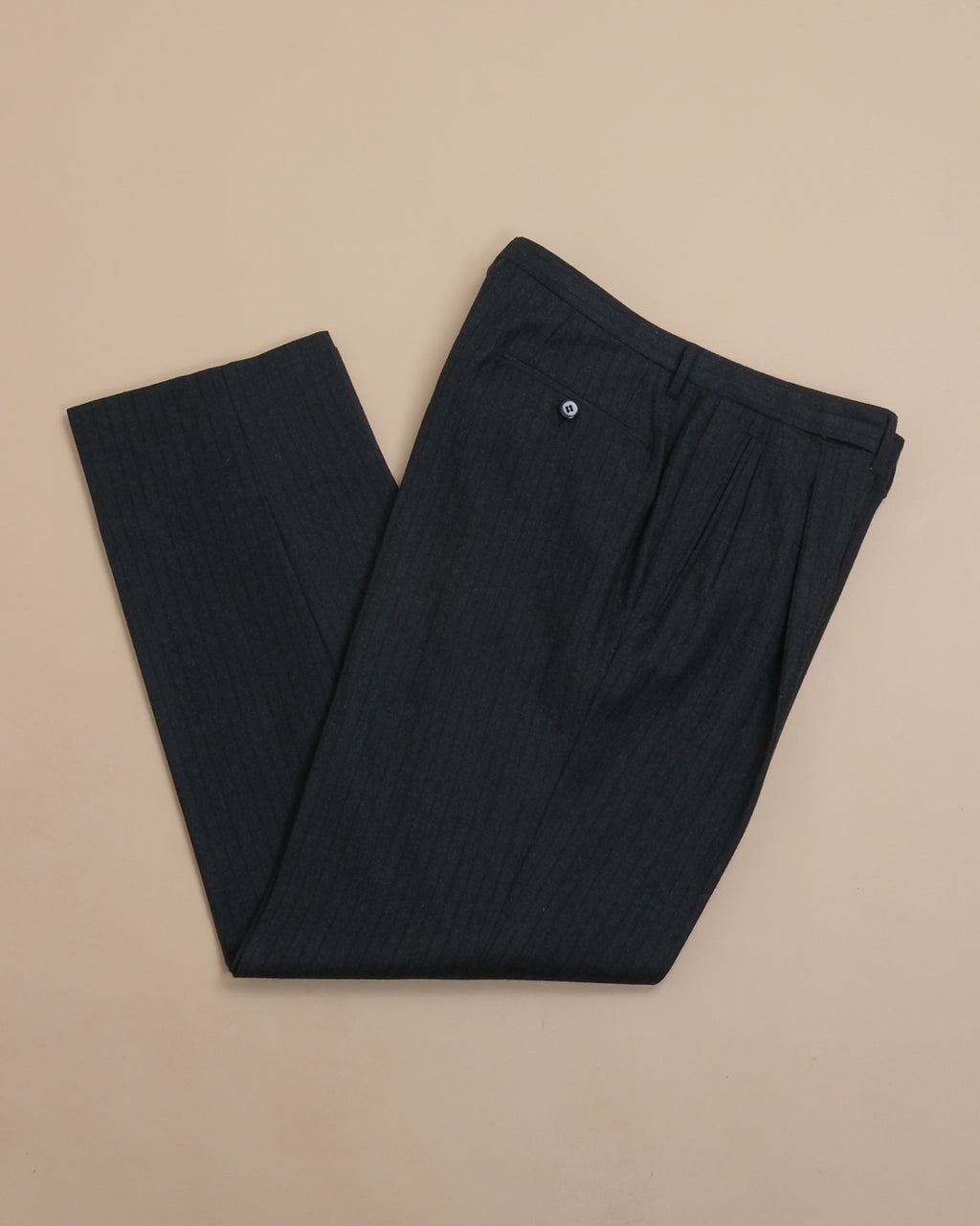 Dark Blue Wool Blend Suit