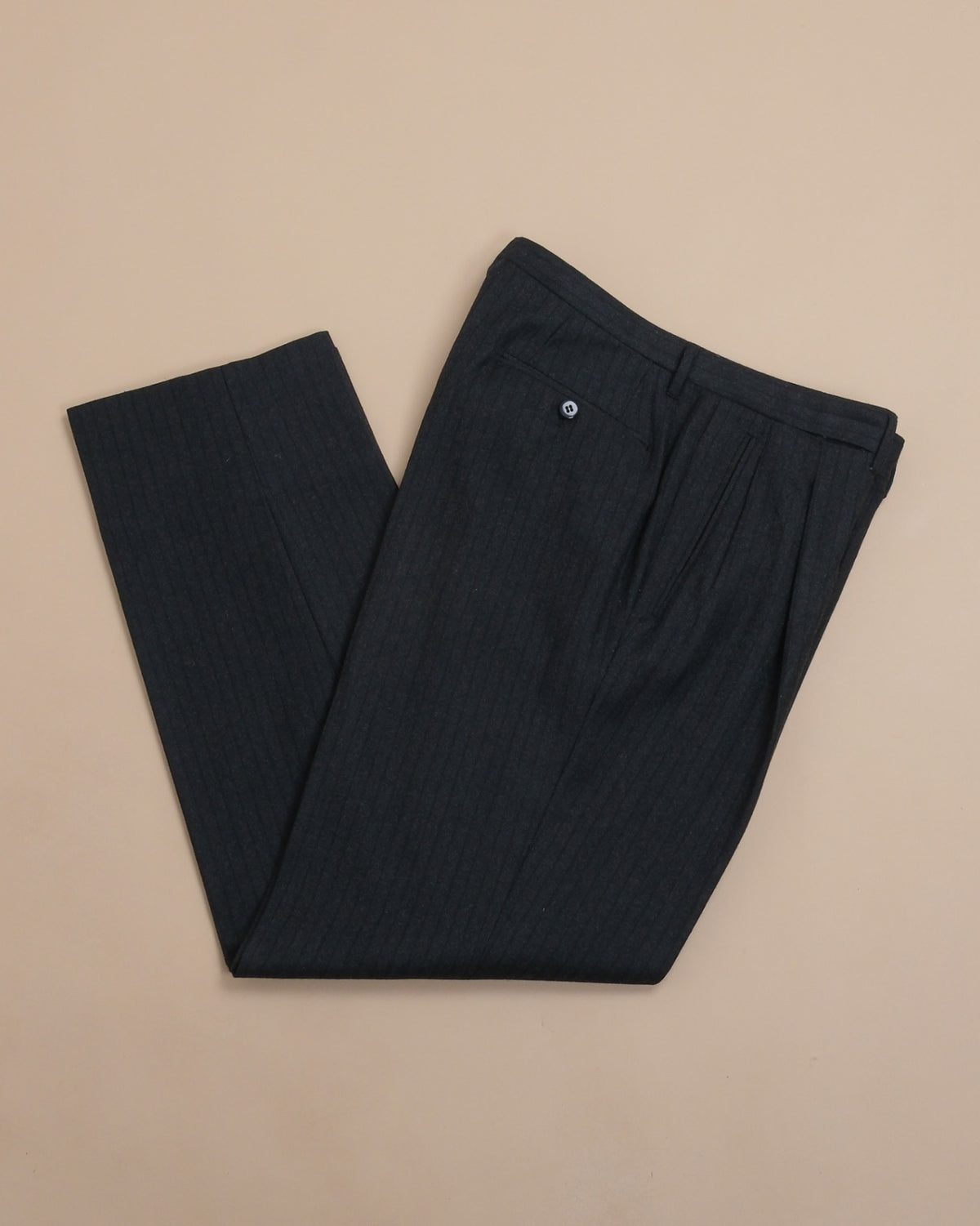 Dark Blue Wool Blend Suit