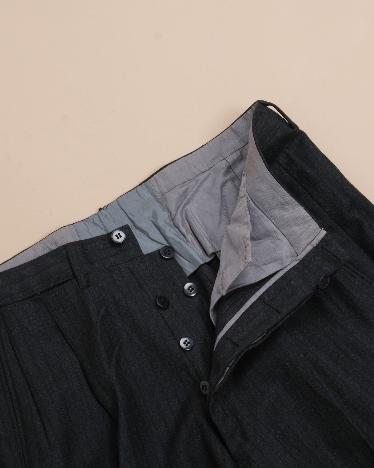 Dark Blue Wool Blend Suit