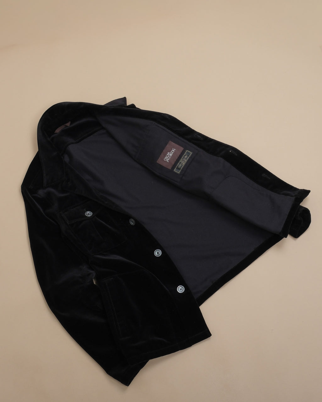 Black Pontoglio Velvet Overshirt