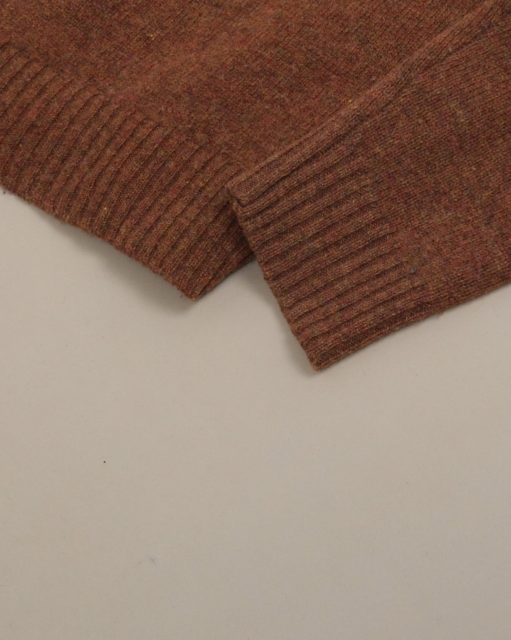 Rust Shetland Saddle Shoulder Crewneck