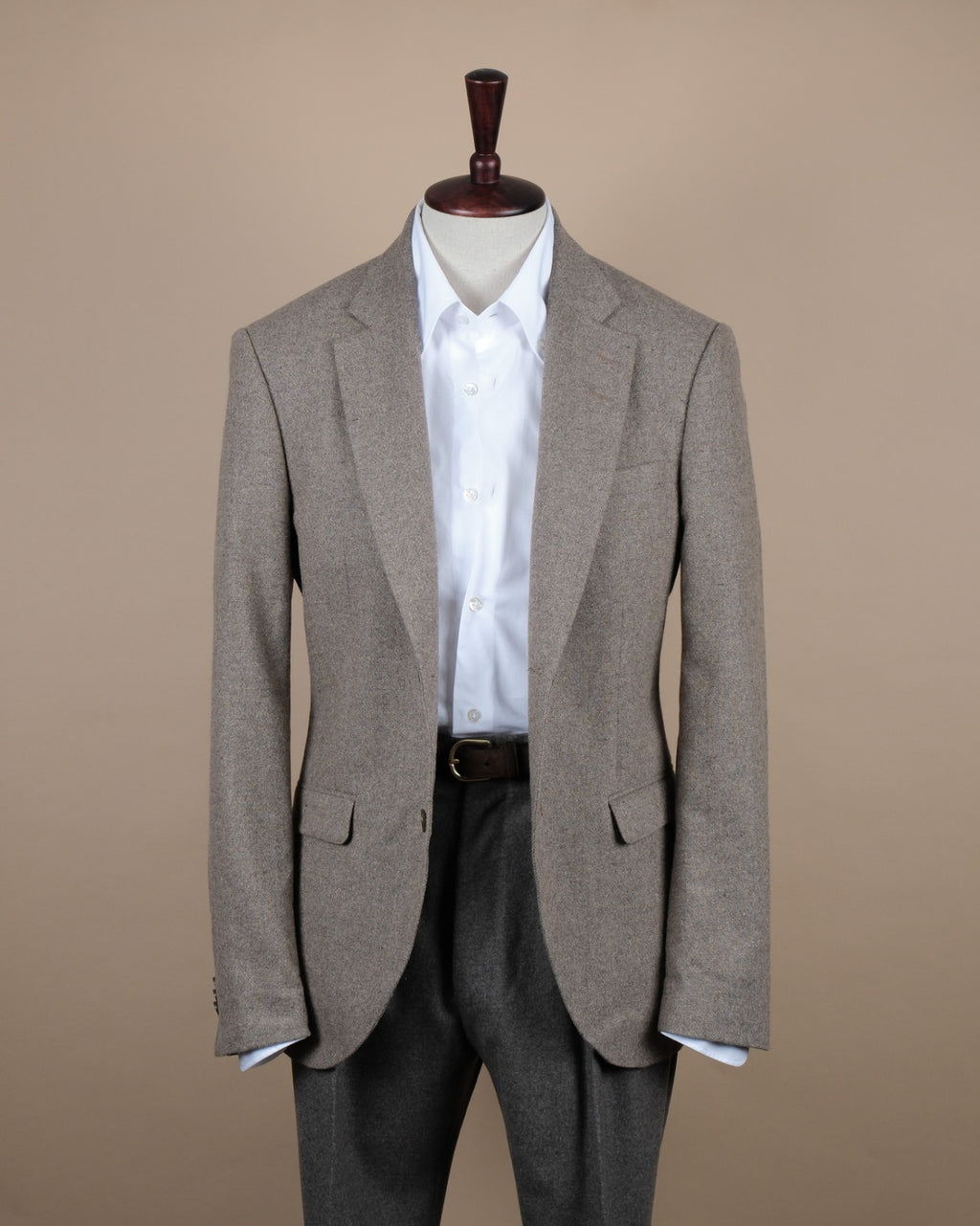 Greige Wool Sports Jacket
