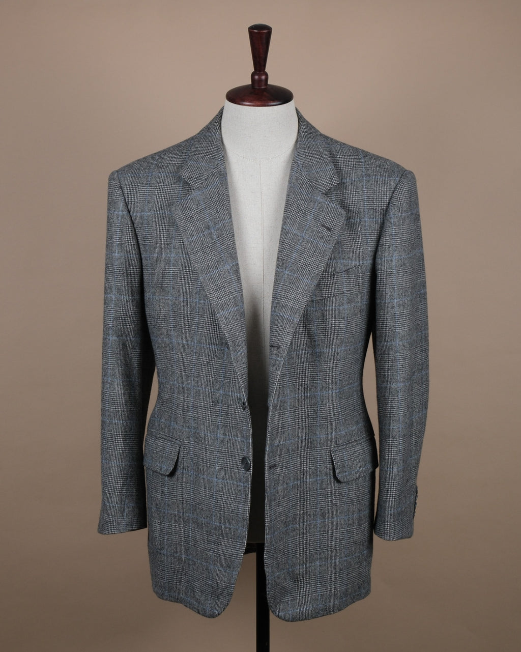 Gray Blue Wool Sports Jacket