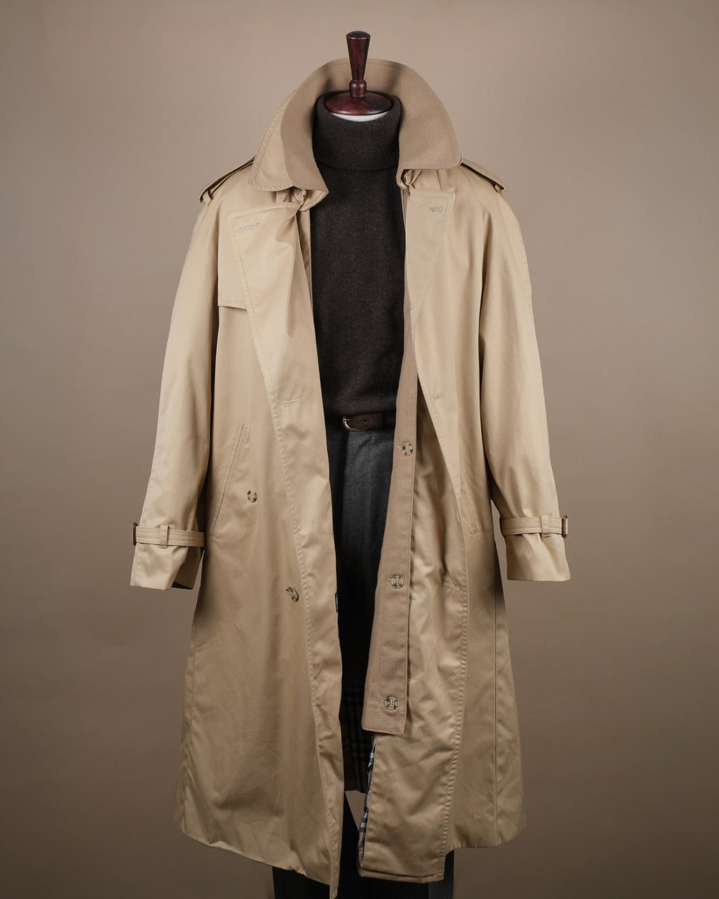 Beige DB. Raglan Trench Coat
