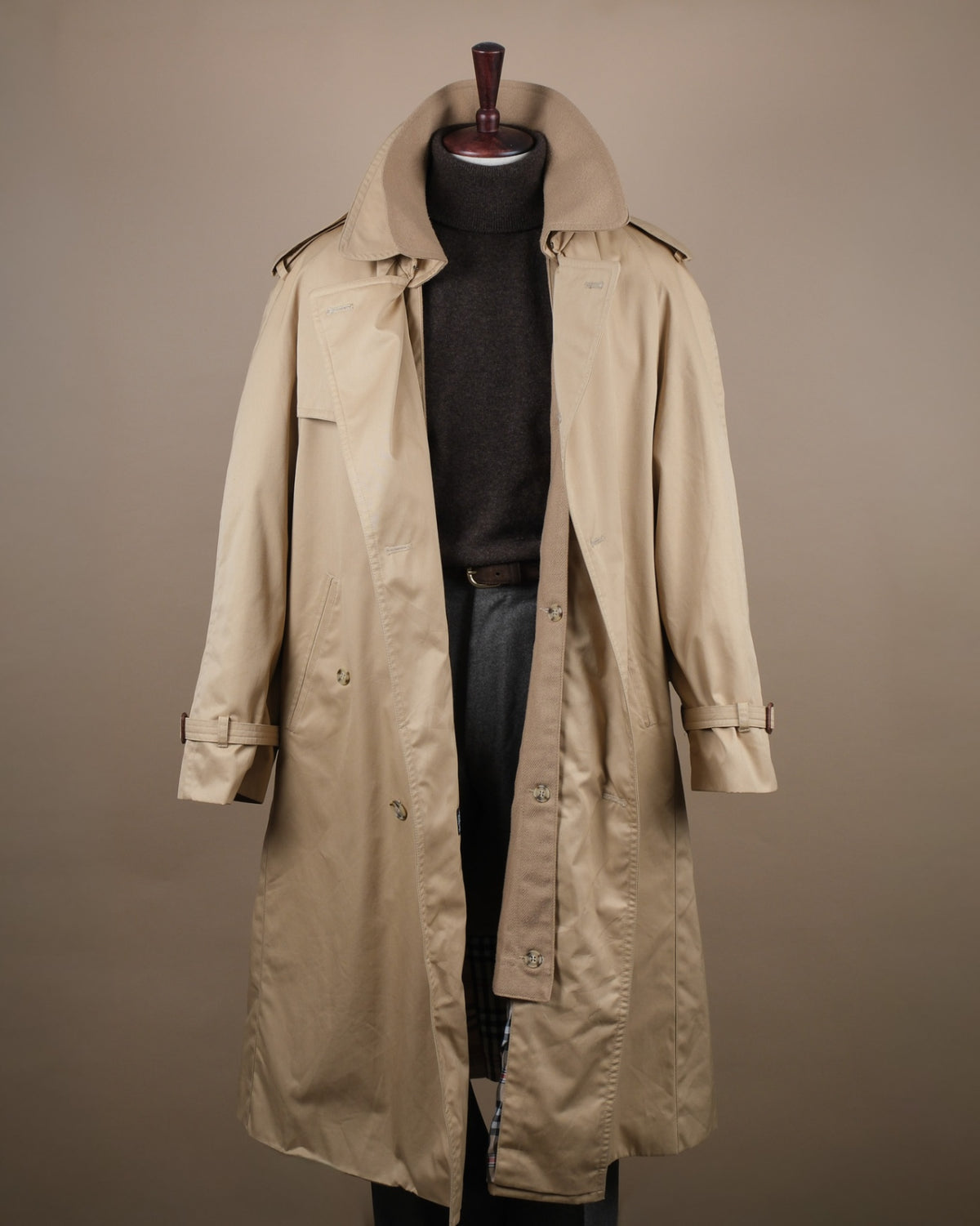 Beige DB. Raglan Trench Coat