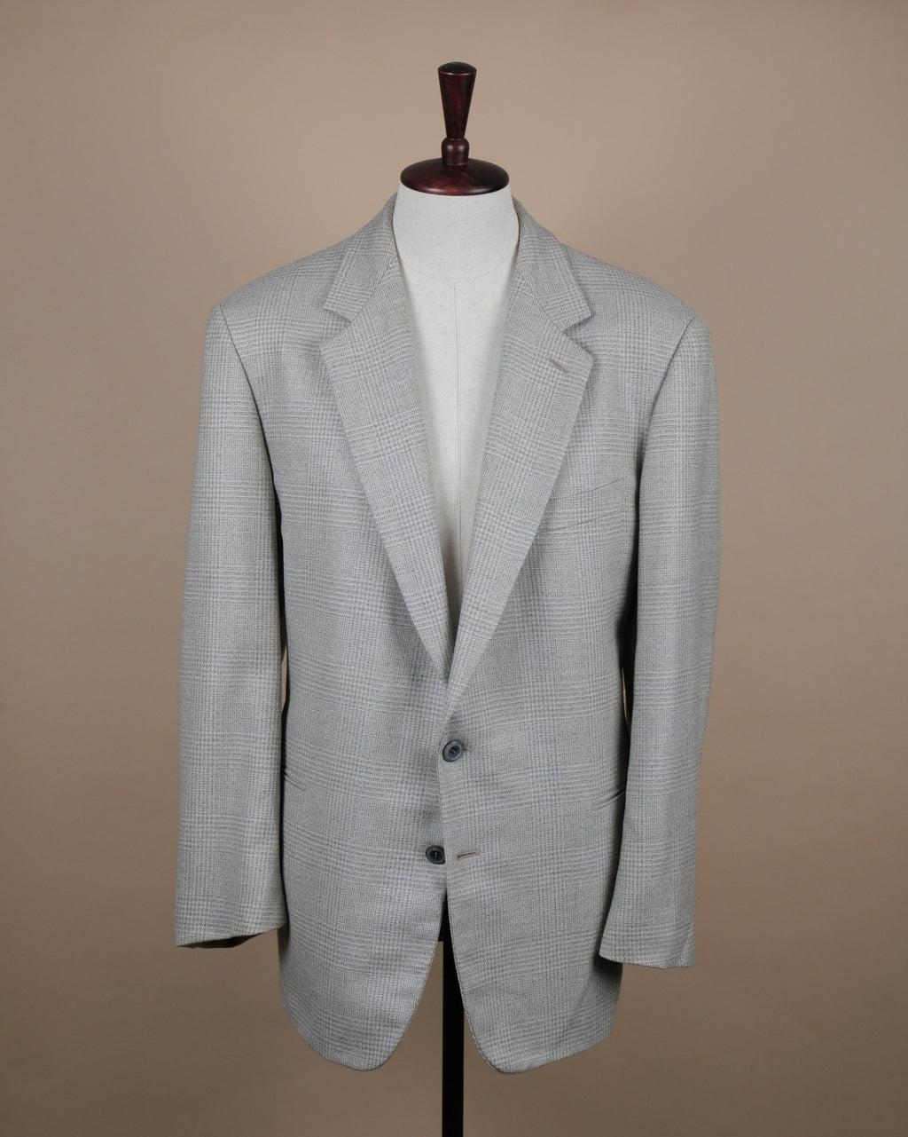 Light Gray Wool Blend Blazer