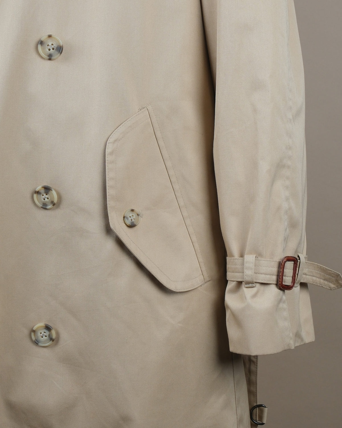Beige DB. Raglan Trench Coat