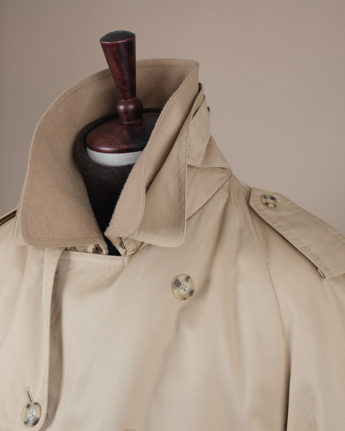 Beige DB. Raglan Trench Coat