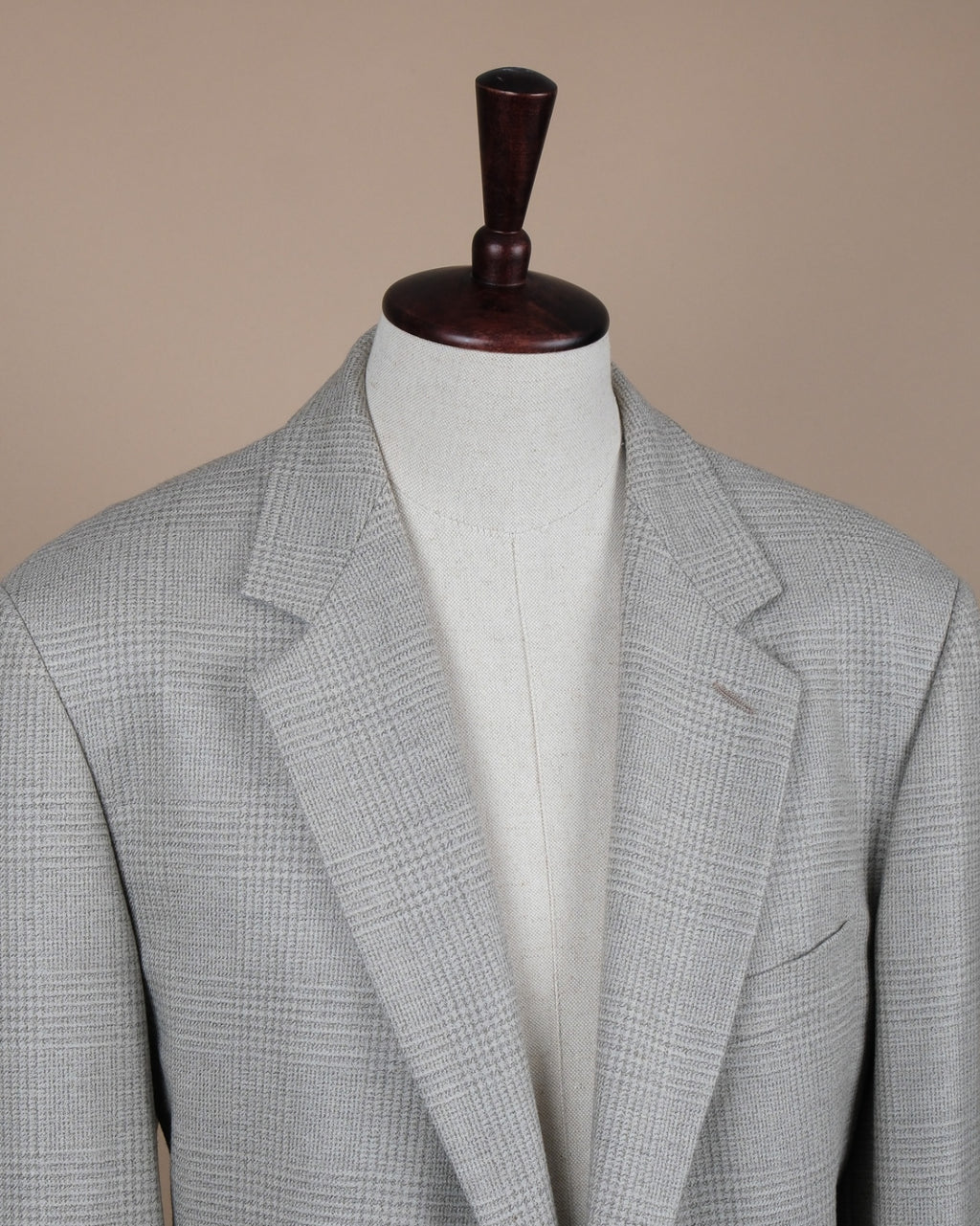 Light Gray Wool Blend Blazer